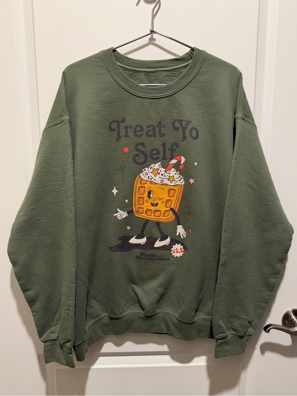 Unisex “Parks & Recreation - Treat Yo Self” Crewneck Sweatshirt